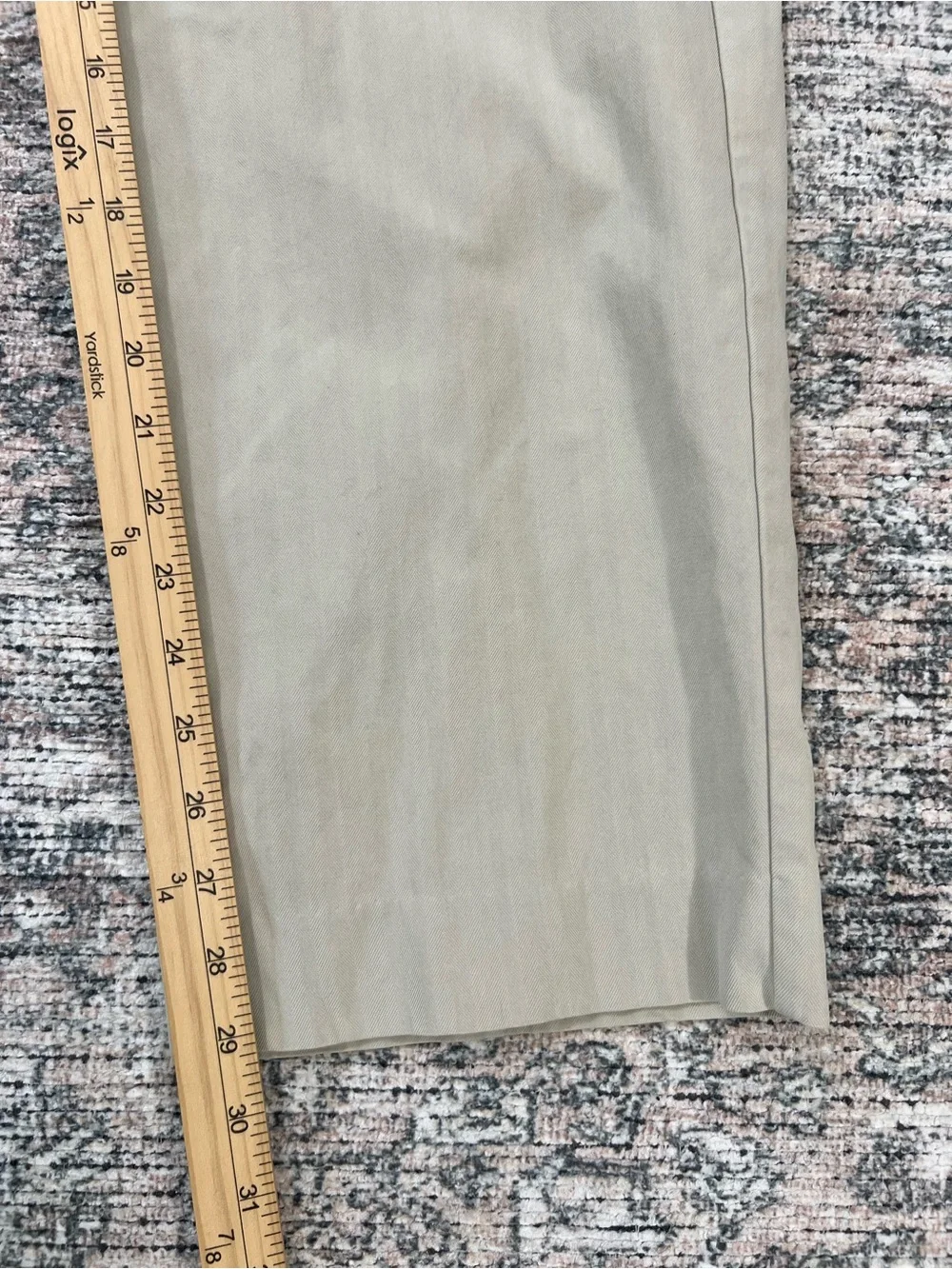 Tommy Bahama Silk Blend Mens Tan Dress Pants 38x32 Flat Front